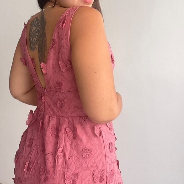 Vestido Bruna Rosa - Imagem 2