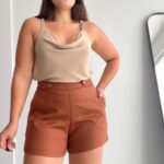 Blusa Manuela bege