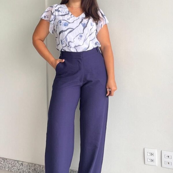 Calça Denise azul marinho - Imagem 4