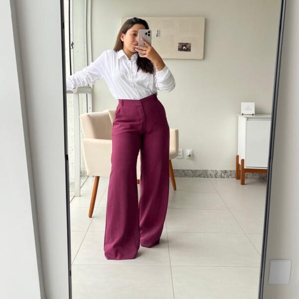 Calça Denise berinjela - Imagem 7