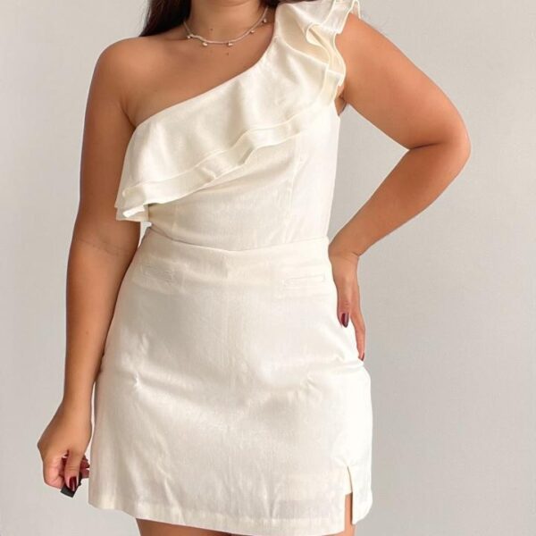 Short saia Isabella off whitte