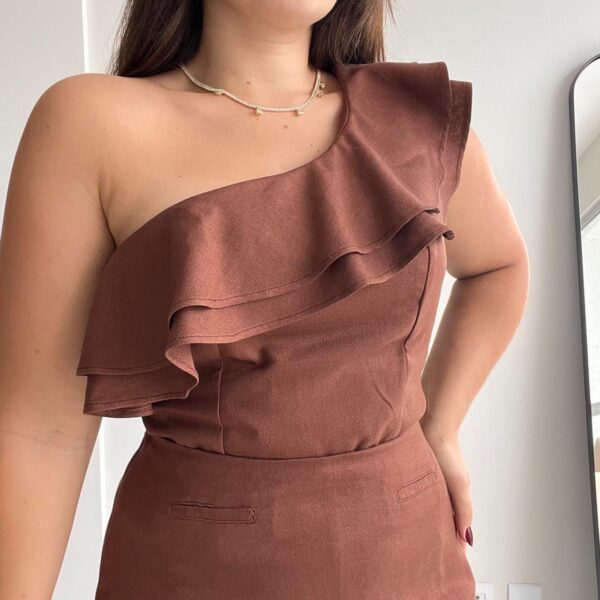 Blusa Isabella marrom - Imagem 2