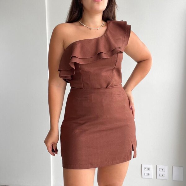Blusa Isabella marrom - Imagem 3