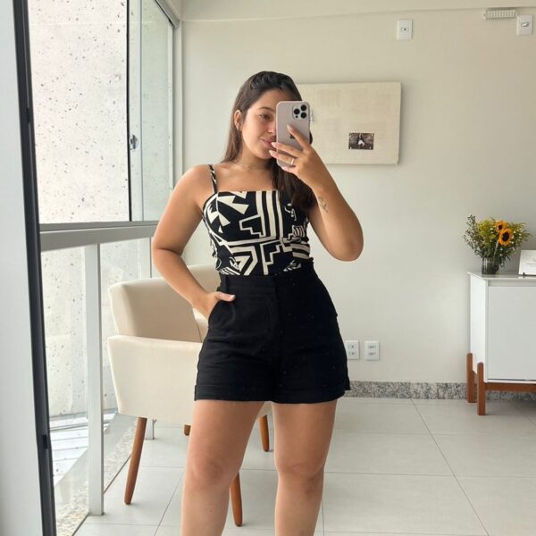 Short Laila preto - Imagem 3
