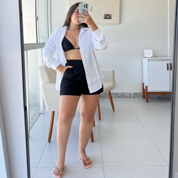 Short Laila preto - Imagem 2
