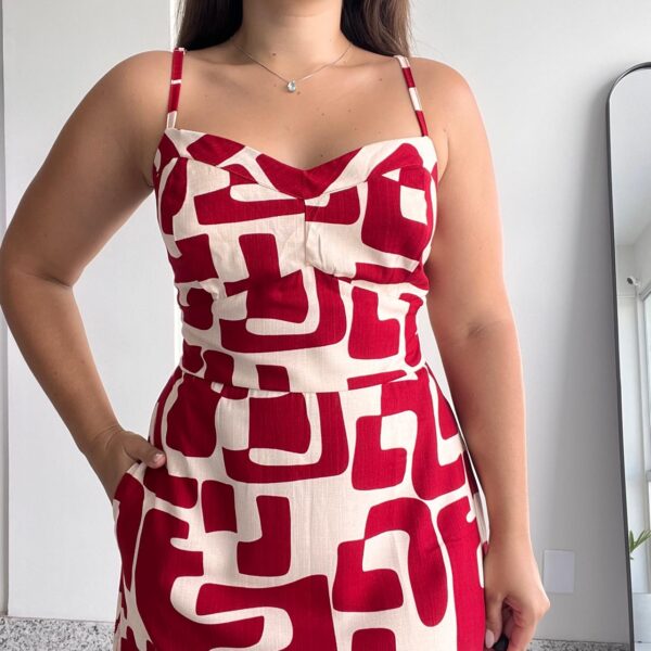 Vestido Flávia Estampado - Imagem 2