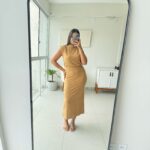 Saia Cecília longuete Caramelo