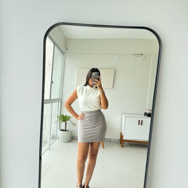 Saia Cecília cinza